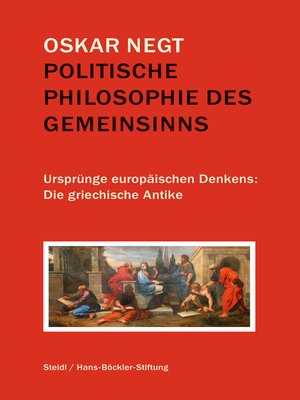 cover image of Politische Philosophie des Gemeinsinns